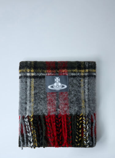 Wool-Blend Scarf Vivienne Westwood Wool-Blend Scarf Red vvw0162012