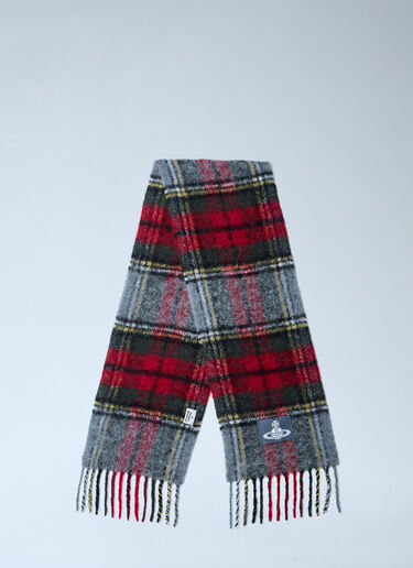 Wool-Blend Scarf Vivienne Westwood Wool-Blend Scarf Red vvw0162012