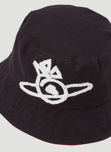 Vivienne Westwood Sonnet Bucket Hat Black vvw0243031