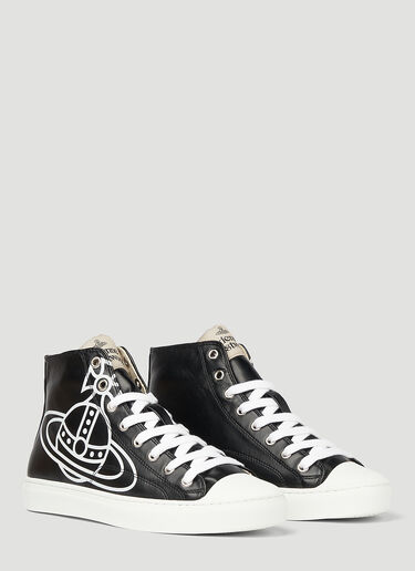 Plimsoll High-Top Sneakers Vivienne Westwood Plimsoll High-Top Sneakers Black vvw0248018