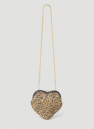 Belle Heart Frame Handbag Vivienne Westwood Belle Heart Frame Handbag Gold vvw0253035