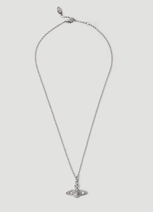 Vivienne Westwood Mini Bias レリーフ ネックレス シルバー vvw0254034