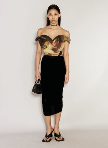 迷你 Yasmine 手提包 Vivienne Westwood 迷你 Yasmine 手提包 黑色 vvw0256007