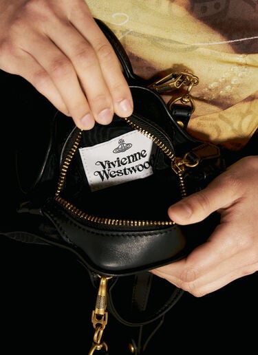 迷你 Yasmine 手提包 Vivienne Westwood 迷你 Yasmine 手提包 黑色 vvw0256007