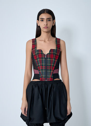 Juliet Check Corset Vivienne Westwood Juliet Check Corset Green vvw0261005