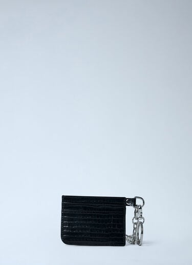 Card Holder With Chain Vivienne Westwood Card Holder With Chain Black vvw0261044