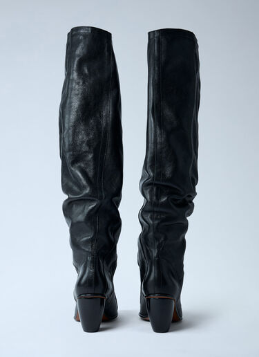 River Leather Boots Vivienne Westwood River Leather Boots Black vvw0262008