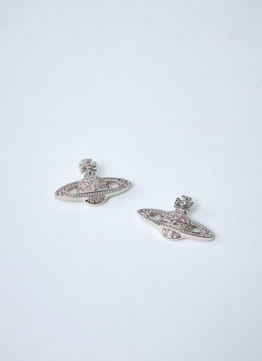 Vivienne Westwood Mini Bas Relief Earrings Silver vvw0262032