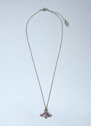 Vivienne Westwood 新款 Diamante 心形吊坠 银色 vvw0262034