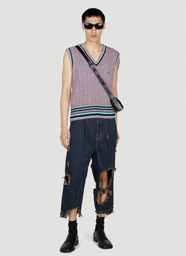 Distressed Macca Jeans Vivienne Westwood Distressed Macca Jeans Blue vvw0352002