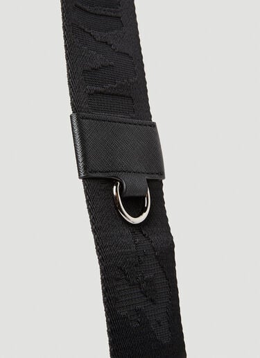 Vivienne Westwood 페니 더블 파우치 크로스바디 백 블랙 vvw0352003