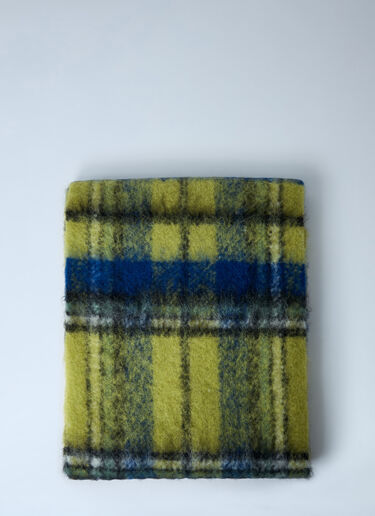 Fringed Wool-Blend Scarf Vivienne Westwood Fringed Wool-Blend Scarf Yellow vvw0362006