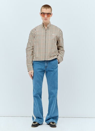 Path Harrington Checked Jacket Wales Bonner Path Harrington Checked Jacket Brown wbn0156008