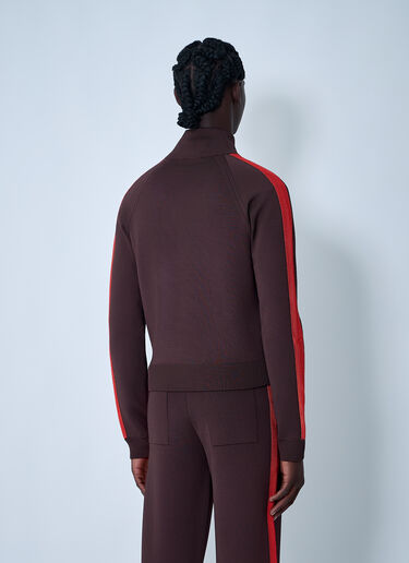 Tide Track Zip-Up Sweatshirt Wales Bonner Tide Track Zip-Up Sweatshirt Brown wbn0162001