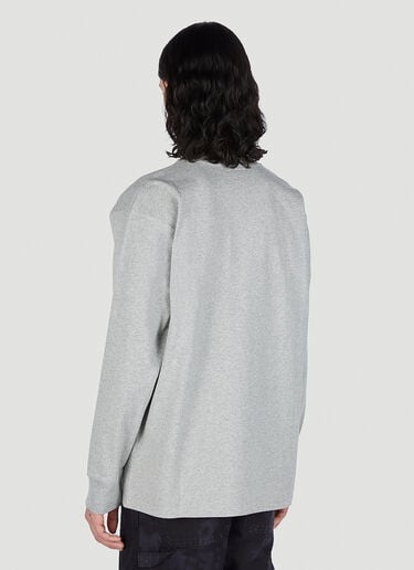 아메리칸 스크립트 긴소매 티셔츠 Carhartt WIP 아메리칸 스크립트 긴소매 티셔츠 라이트 그레이 wip0151029