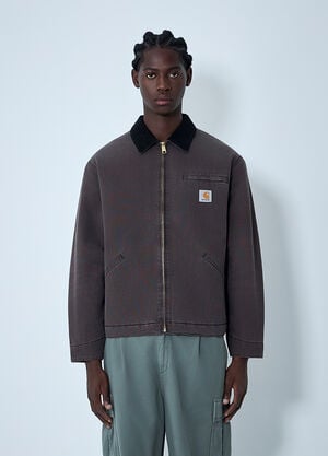Carhartt WIP OG Detroit Jacket 'Dearborn' Canvas Brown wip0162014