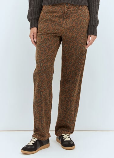 Carhartt WIP Leo 穿孔长裤 棕色 wip0258001