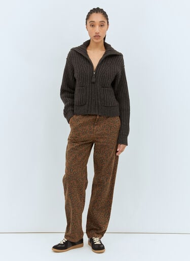 Carhartt WIP Leo 穿孔长裤 棕色 wip0258001