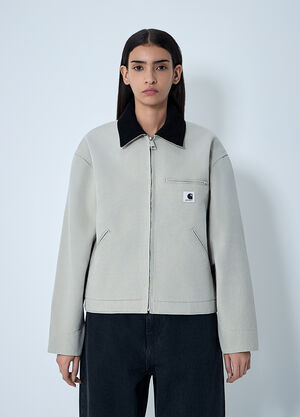 Carhartt WIP OG Detroit Jacket 'Dearborn' Canvas Black wip0262009