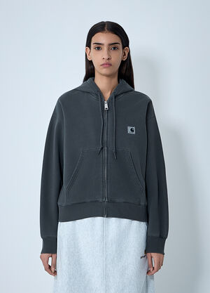 Carhartt WIP Hooded Logo Motif Sweatshirt Black wip0262010