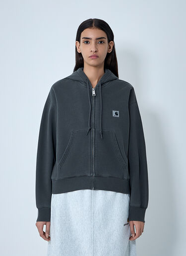Hooded Logo Motif Sweatshirt Carhartt WIP Hooded Logo Motif Sweatshirt Black wip0262010