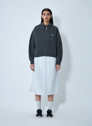 Hooded Logo Motif Sweatshirt Carhartt WIP Hooded Logo Motif Sweatshirt Black wip0262010