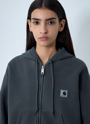 Hooded Logo Motif Sweatshirt Carhartt WIP Hooded Logo Motif Sweatshirt Black wip0262010