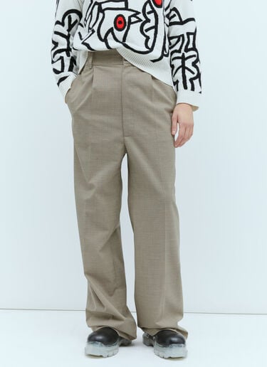 Walter Van Beirendonck 레슬 팬츠 브라운 wlt0154001