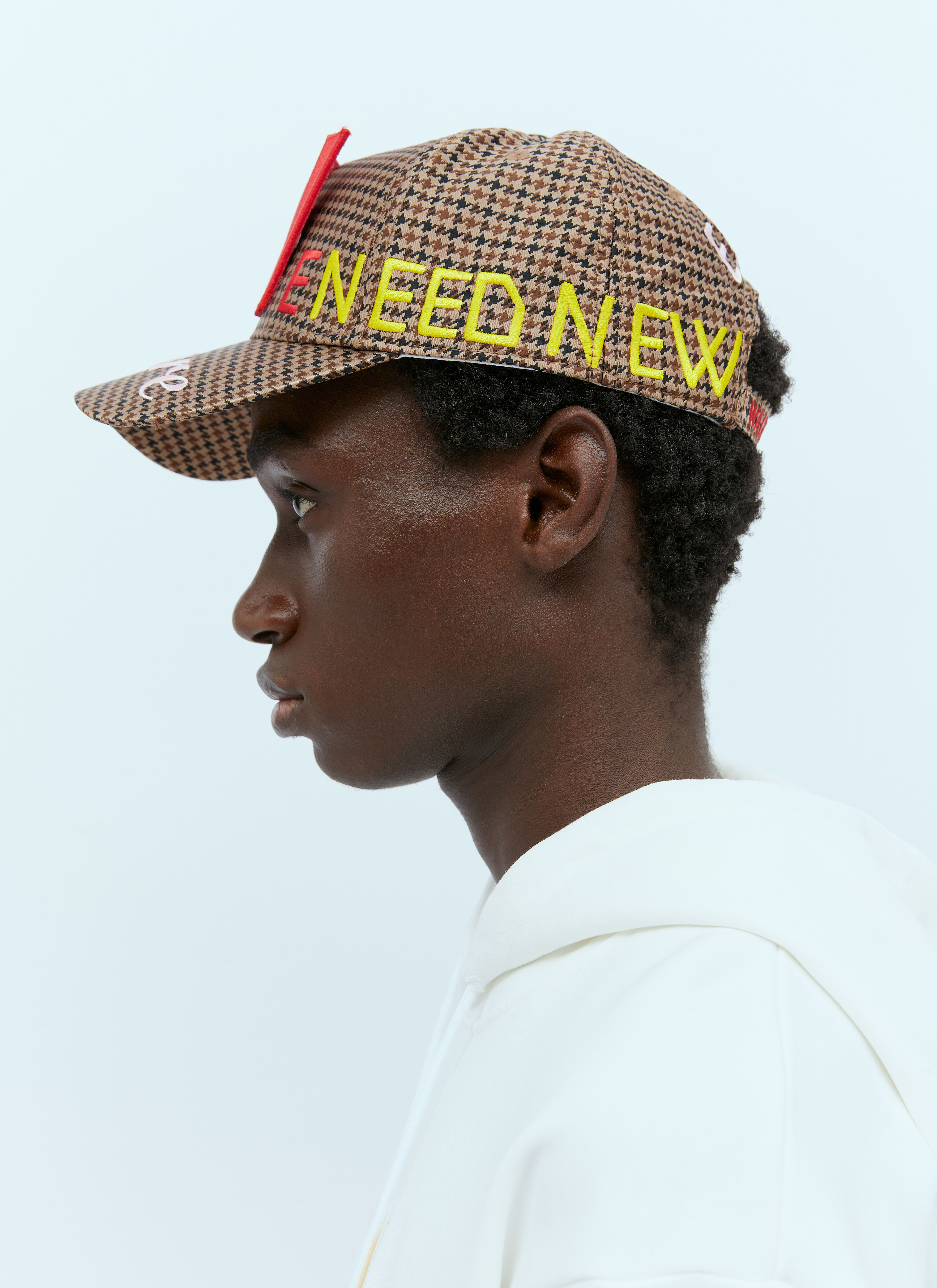 Walter Van Beirendonck Men's' Future Baseball Cap in Yellow