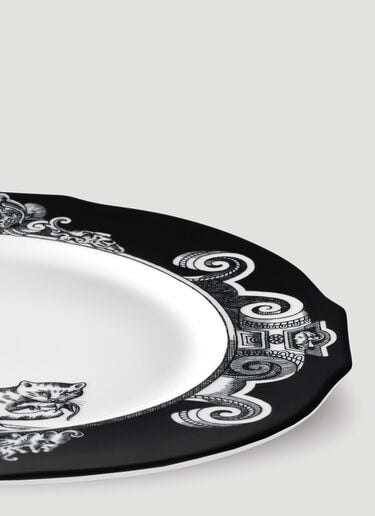 Set Of Two Cat Presentation Plate Gucci Set Of Two Cat Presentation Plate Black wps0638424