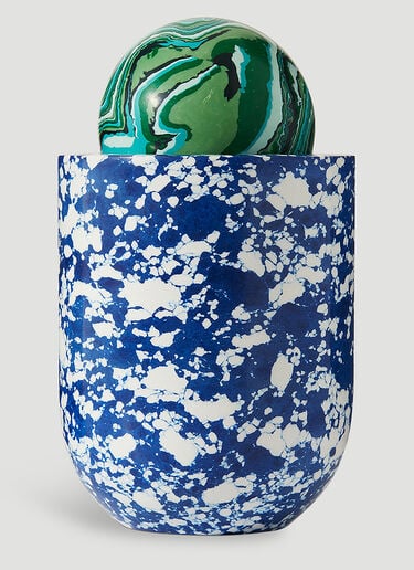 Swirl Ball Candle Tom Dixon Swirl Ball Candle Blue wps0644124