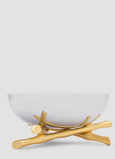 Bambou Medium Bowl L'Objet Bambou Medium Bowl Silver wps0644158