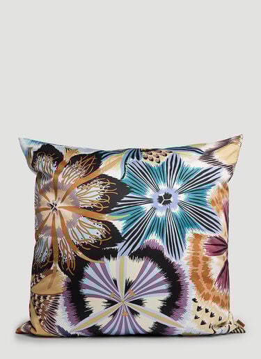 Passiflora Giant Print Large Cushion MissoniHome Passiflora Giant Print Large Cushion Multicolour wps0644214