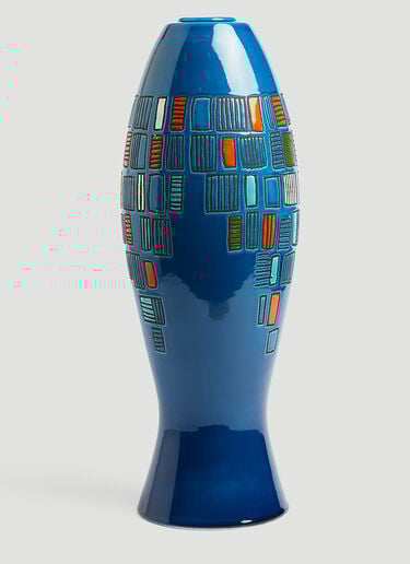 Bitossi Ceramiche Capogrossi Vase Blue wps0644279