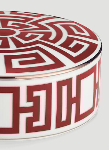 Labirinto Round Box With Cover Ginori 1735 Labirinto Round Box With Cover Red wps0644466