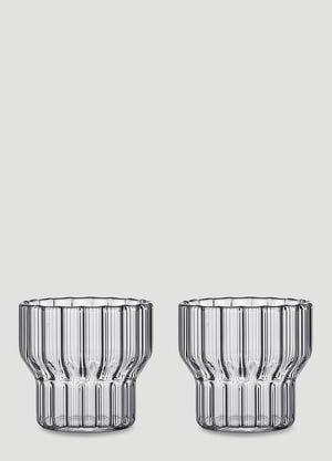 Fferrone Design Set of Two Boyd Glasses Transparent wps0644569