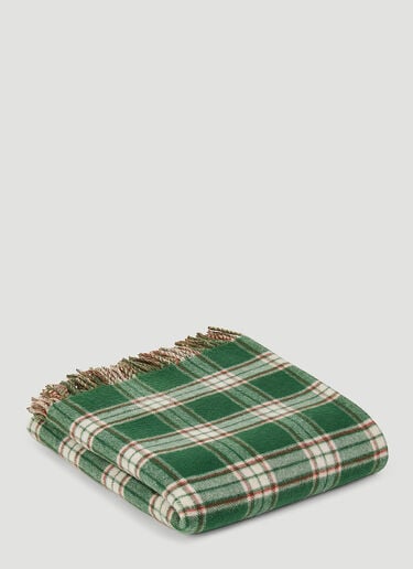 GG Tartan Blanket Gucci GG Tartan Blanket Green wps0670145