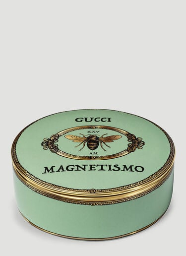 Gucci Bee Magnetismo Round Box Green wps0680011