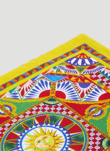 Dolce & Gabbana Casa 'Carretto Siciliano' linen placemat and napkin set Multicoloured wps0690051