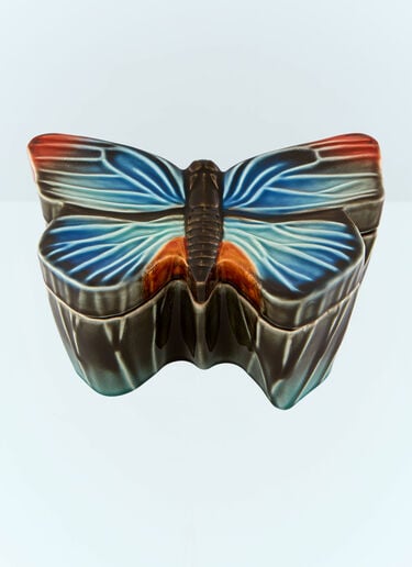 Cloudy Butterflies Large Box Bordallo Pinheiro Cloudy Butterflies Large Box Blue wps0691192