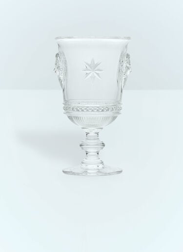 Set Of Two Lion Wine Glasses Gucci Set Of Two Lion Wine Glasses White wps0691245