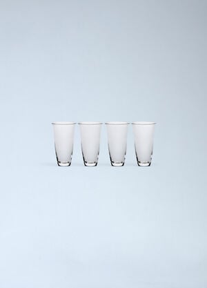 Serax x Ann Demeulemeester Set Of Four Frances' Glasses Clear wps0691768