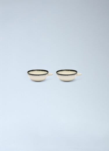 Serax x Ann Demeulemeester Set Of Two Dé Espresso Cups White wps0691783