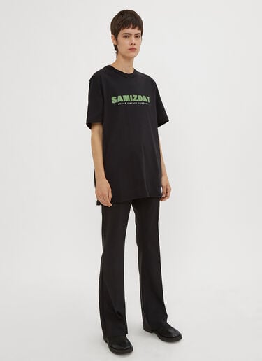 Short Circuit Control T-Shirt Yang Li Samizdat Short Circuit Control T-Shirt Black yan0334005