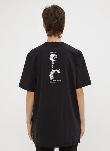 Short Circuit Control T-Shirt Yang Li Samizdat Short Circuit Control T-Shirt Black yan0334005