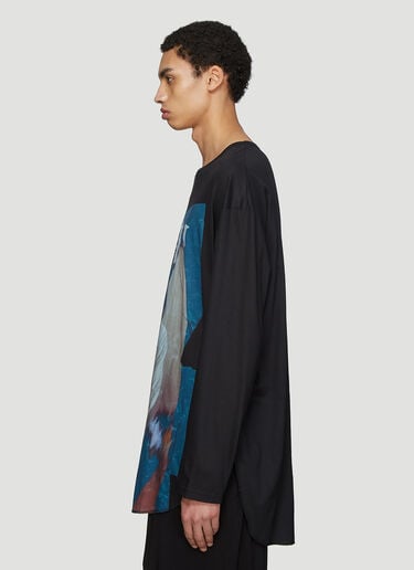 Yohji Graphic Long Sleeve Yohji Yamamoto Yohji Graphic Long Sleeve Black yoy0136006