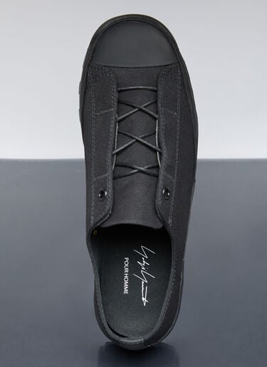 Fly Front Low Top Sneakers Yohji Yamamoto Fly Front Low Top Sneakers Black yoy0156013