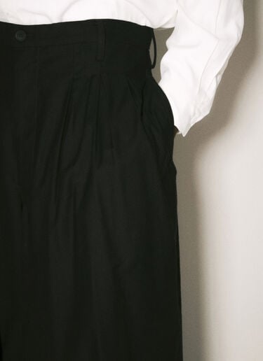 Balloon 斜纹布长裤 Yohji Yamamoto Balloon 斜纹布长裤 黑 yoy0158001