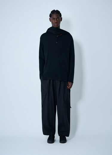Yohji Yamamoto 12Tuck Work Pants Black yoy0162001