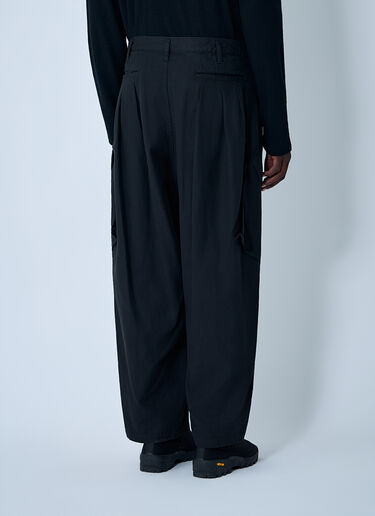 Yohji Yamamoto 12Tuck Work Pants Black yoy0162001